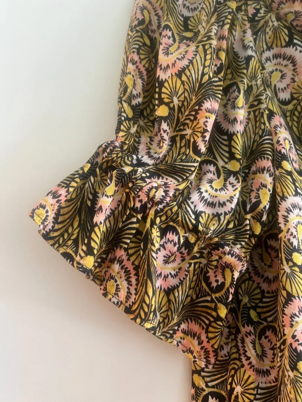 Paisley Short-Sleeve Blouse